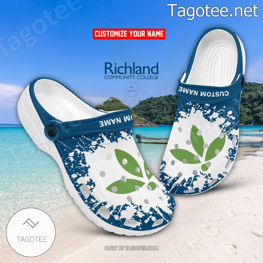 Richland Community College Custom Crocs Clogs - BiShop