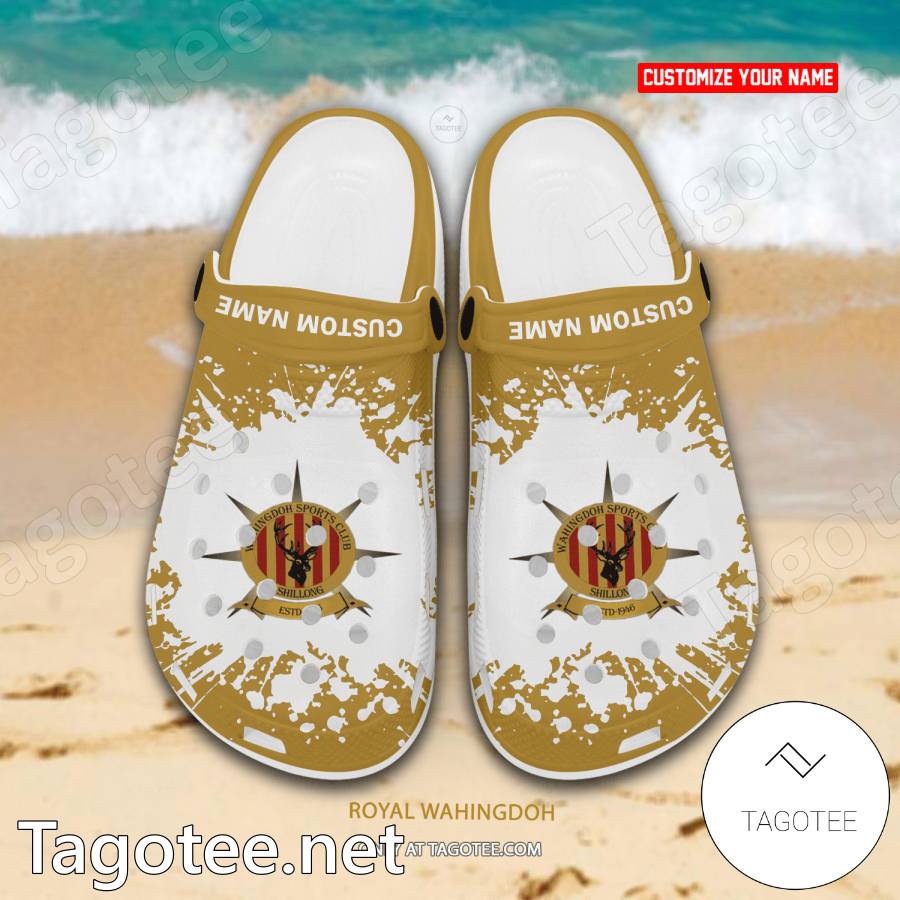 Royal Wahingdoh Custom Name Crocs Clogs - EmonShop a