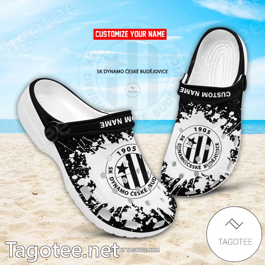 SK Dynamo Ceske Budejovice Custom Name Crocs Clogs - EmonShop