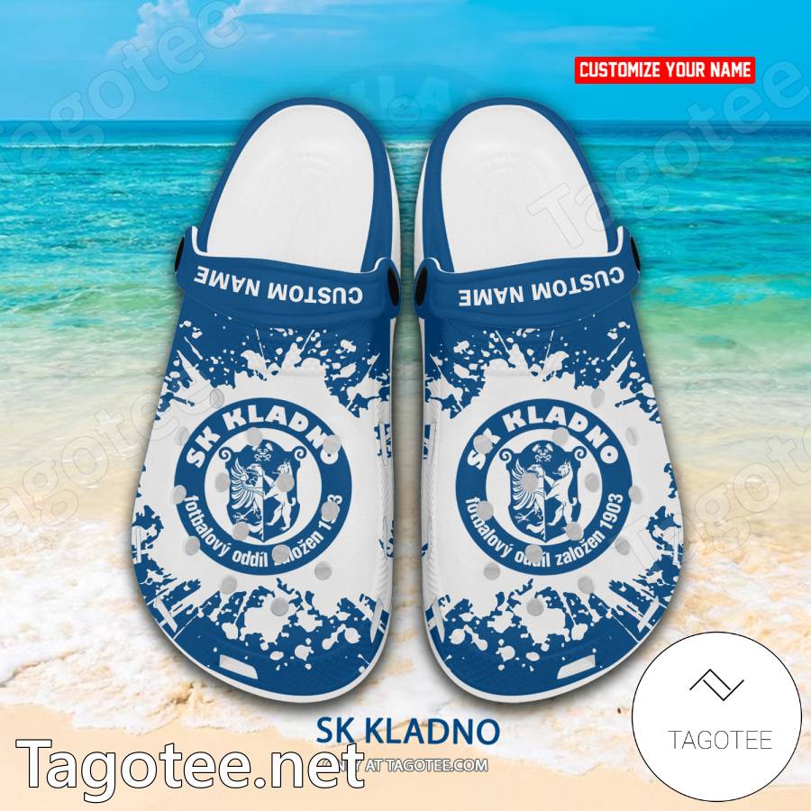 SK Kladno Custom Name Crocs Clogs - EmonShop a