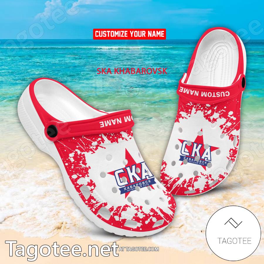 SKA Khabarovsk Custom Name Crocs Clogs - EmonShop