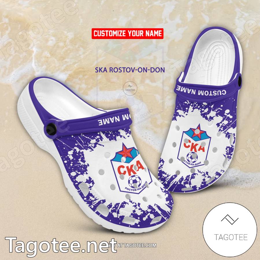 SKA Rostov-on-Don Custom Name Crocs Clogs - EmonShop