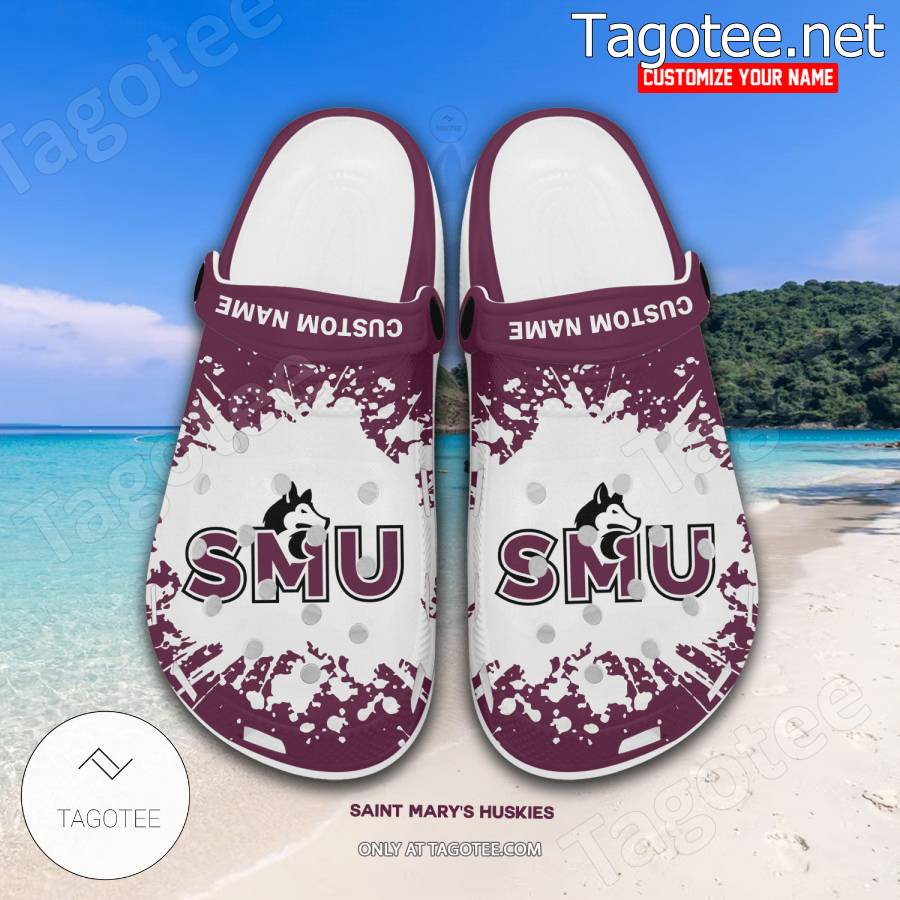 Saint Mary's Huskies Personalized Crocs Clogs - EmonShop a