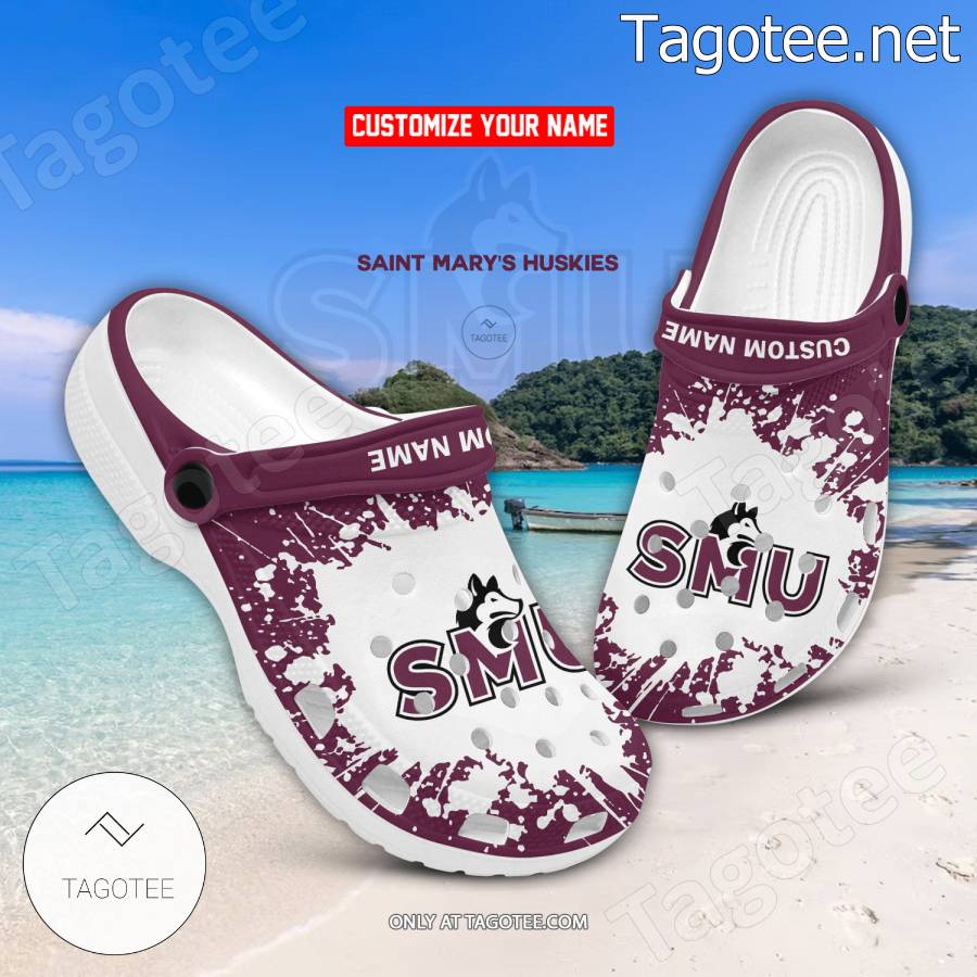 Saint Mary's Huskies Personalized Crocs Clogs - EmonShop