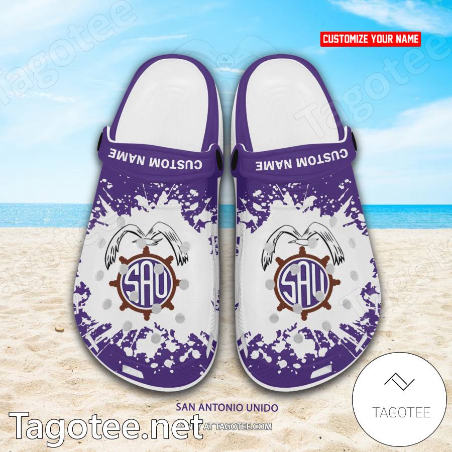 San Antonio Unido Custom Name Crocs Clogs - EmonShop a