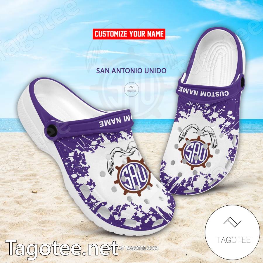 San Antonio Unido Custom Name Crocs Clogs - EmonShop