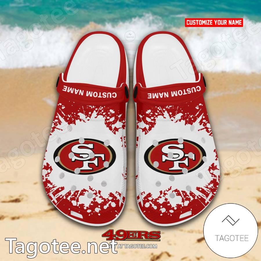 San Francisco 49ers Custom Crocs Clogs - EmonShop a