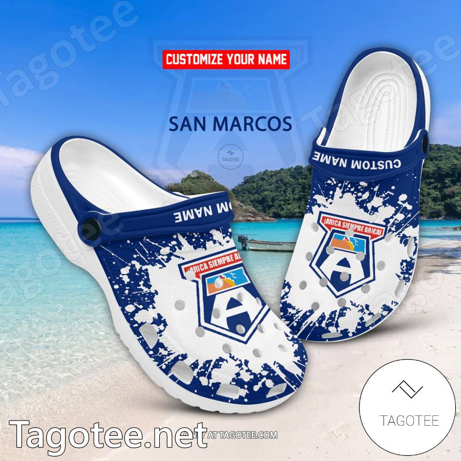 San Marcos de Arica Custom Name Crocs Clogs - EmonShop