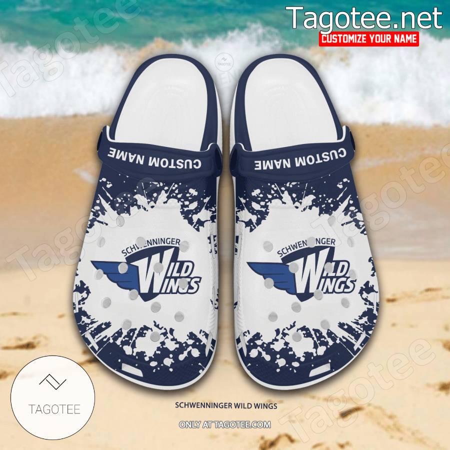 Schwenninger Wild Wings Personalized Crocs Clogs - EmonShop a