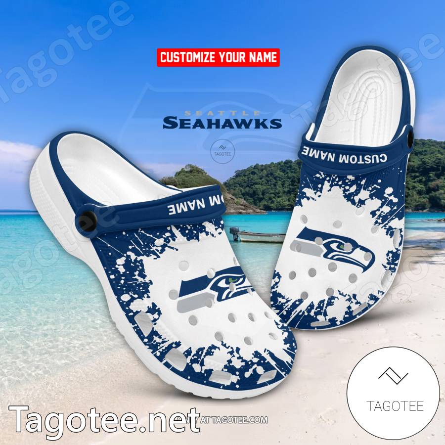 Seattle Seahawks Custom Crocs Clogs - EmonShop