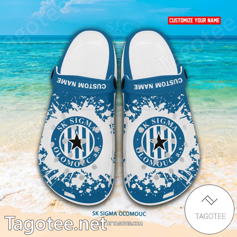 Sigma Olomouc Custom Name Crocs Clogs - EmonShop a