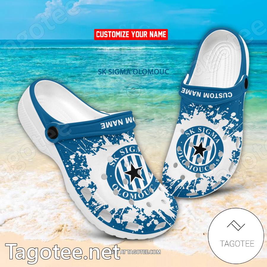 Sigma Olomouc Custom Name Crocs Clogs - EmonShop