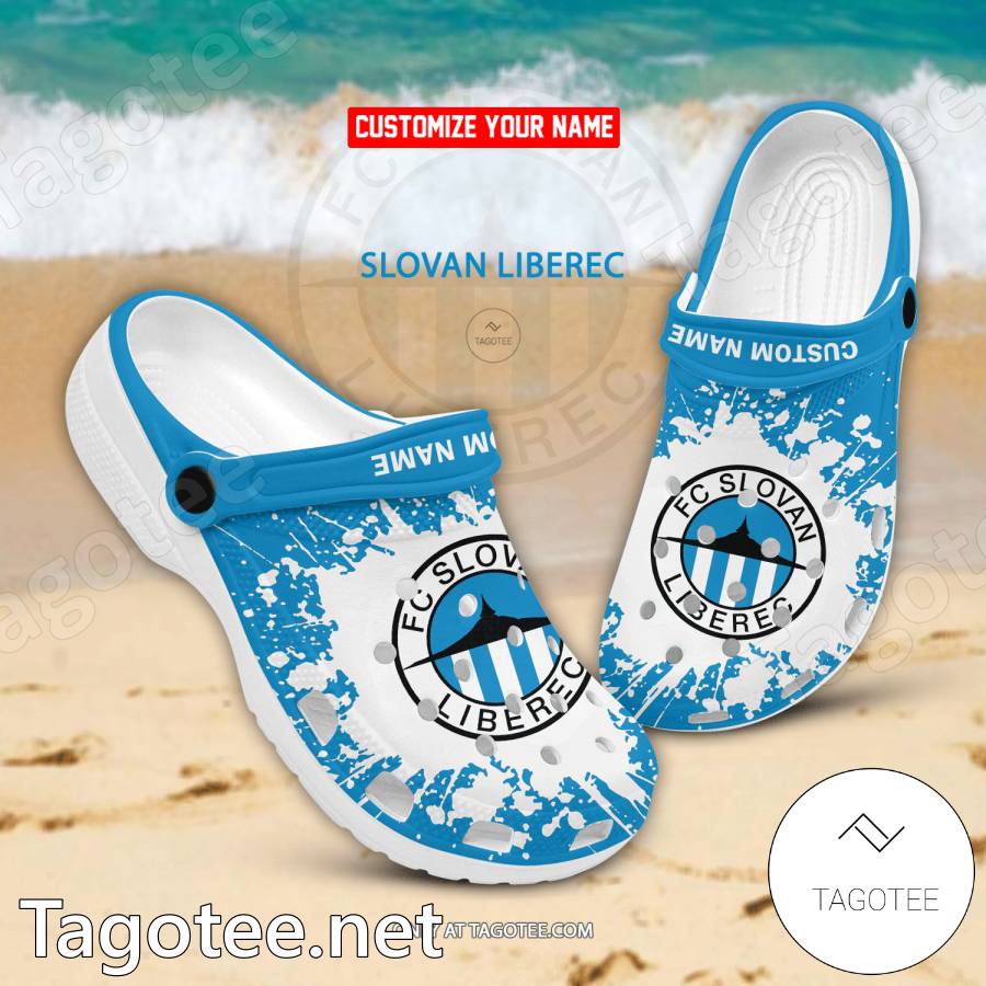 Slovan Liberec Custom Name Crocs Clogs - EmonShop