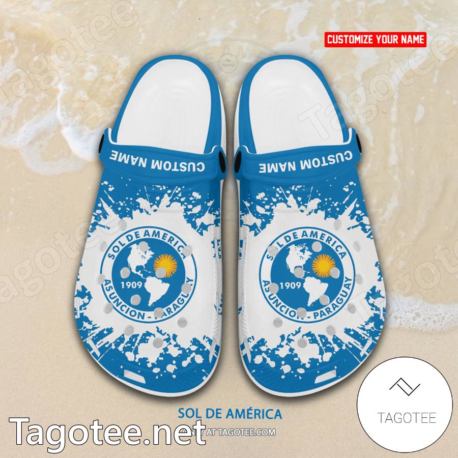 Sol de America Custom Name Crocs Clogs - EmonShop a