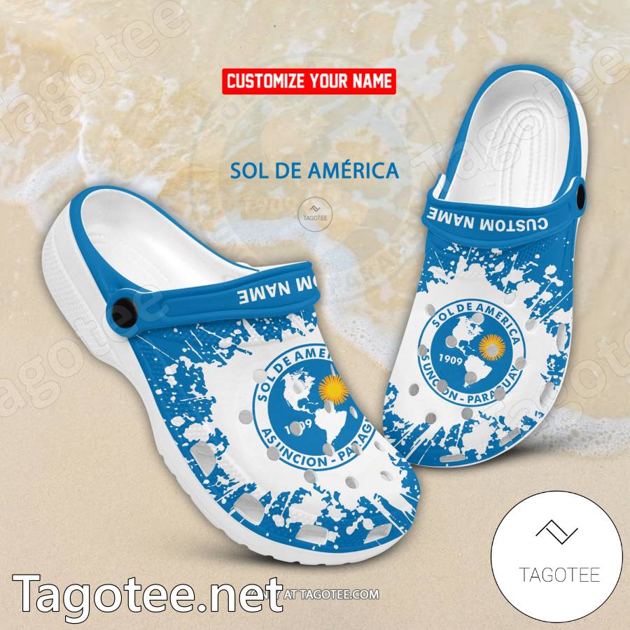 Sol de America Custom Name Crocs Clogs - EmonShop