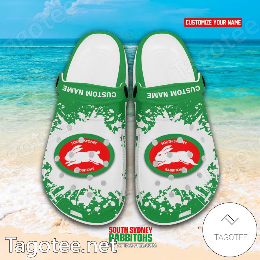 South Sydney Rabbitohs Custom Crocs Clogs - EmonShop a