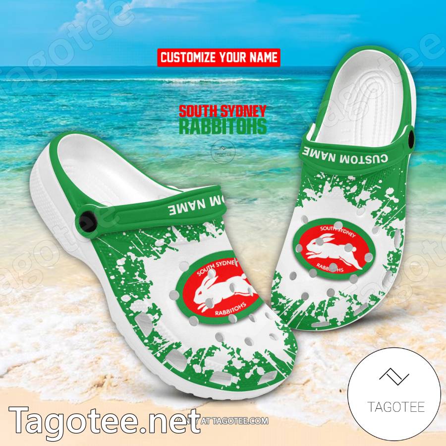 South Sydney Rabbitohs Custom Crocs Clogs - EmonShop