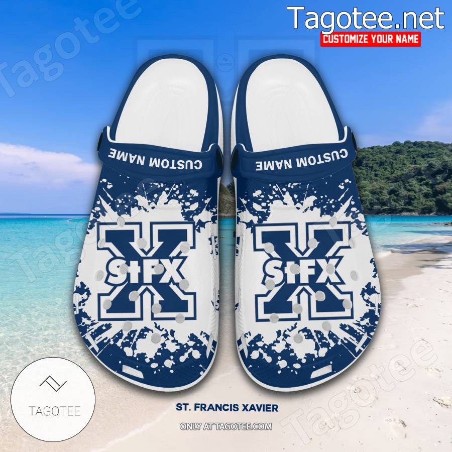 St. Francis Xavier Personalized Crocs Clogs - EmonShop a