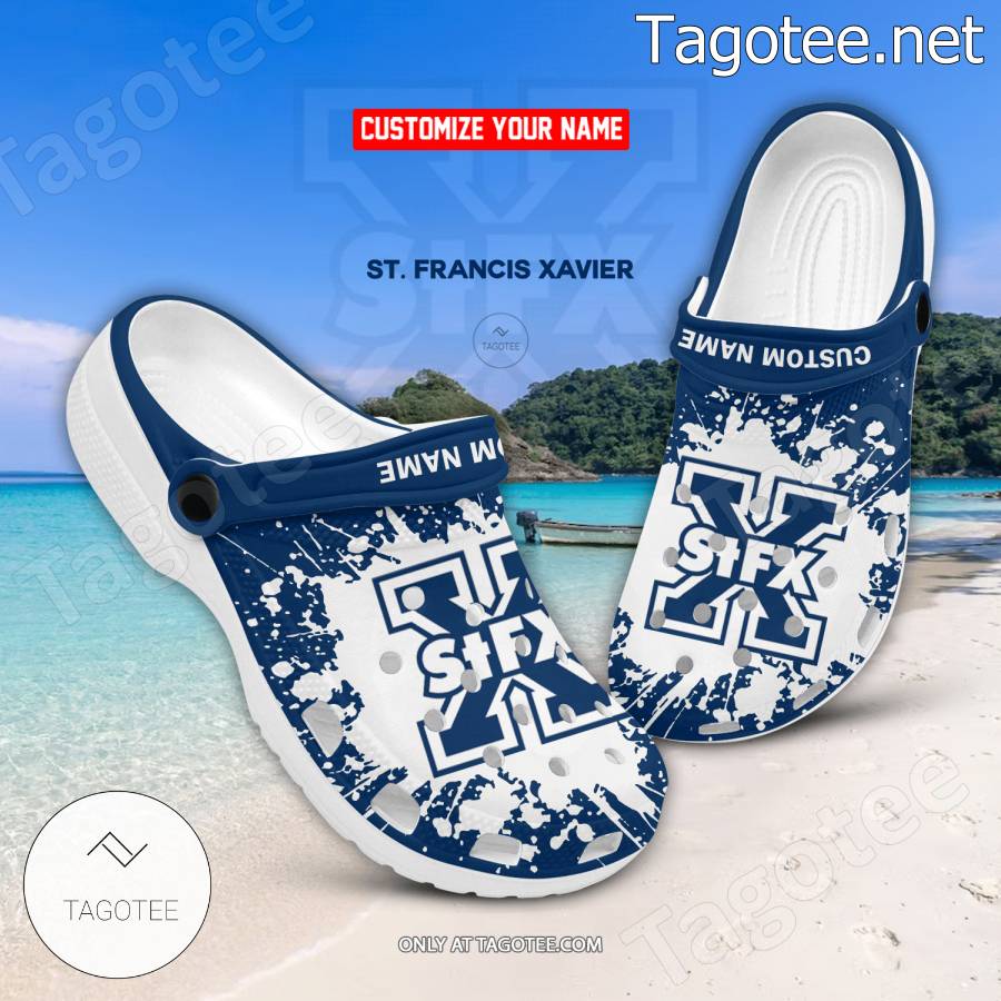 St. Francis Xavier Personalized Crocs Clogs - EmonShop