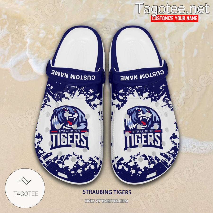 Straubing Tigers Personalized Crocs Clogs - EmonShop a