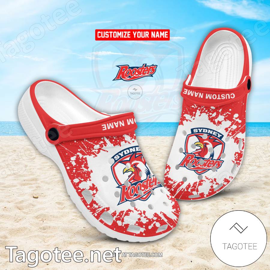 Sydney Roosters Custom Crocs Clogs - EmonShop