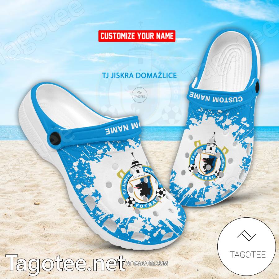 TJ Jiskra Domazlice Custom Name Crocs Clogs - EmonShop