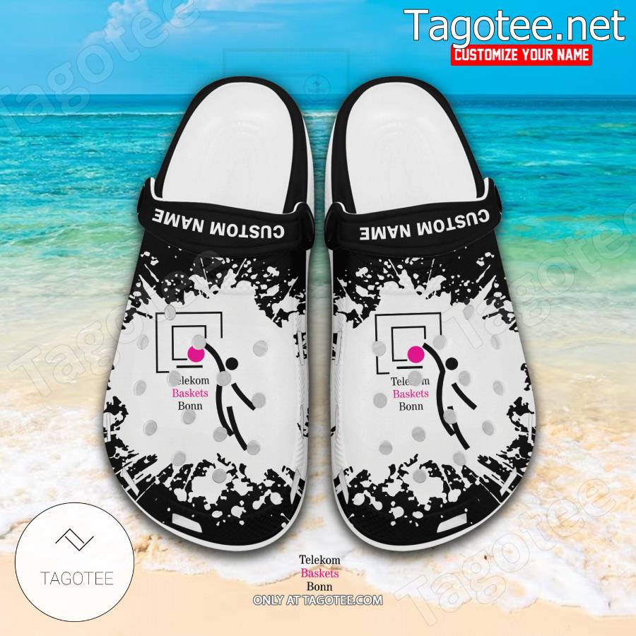 Telekom Baskets Bonn Logo Crocs Clogs - EmonShop a