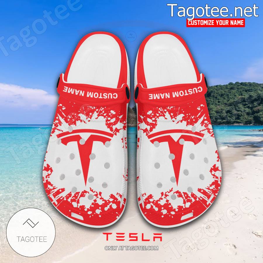 Tesla Brand Crocs Clogs - EmonShop a