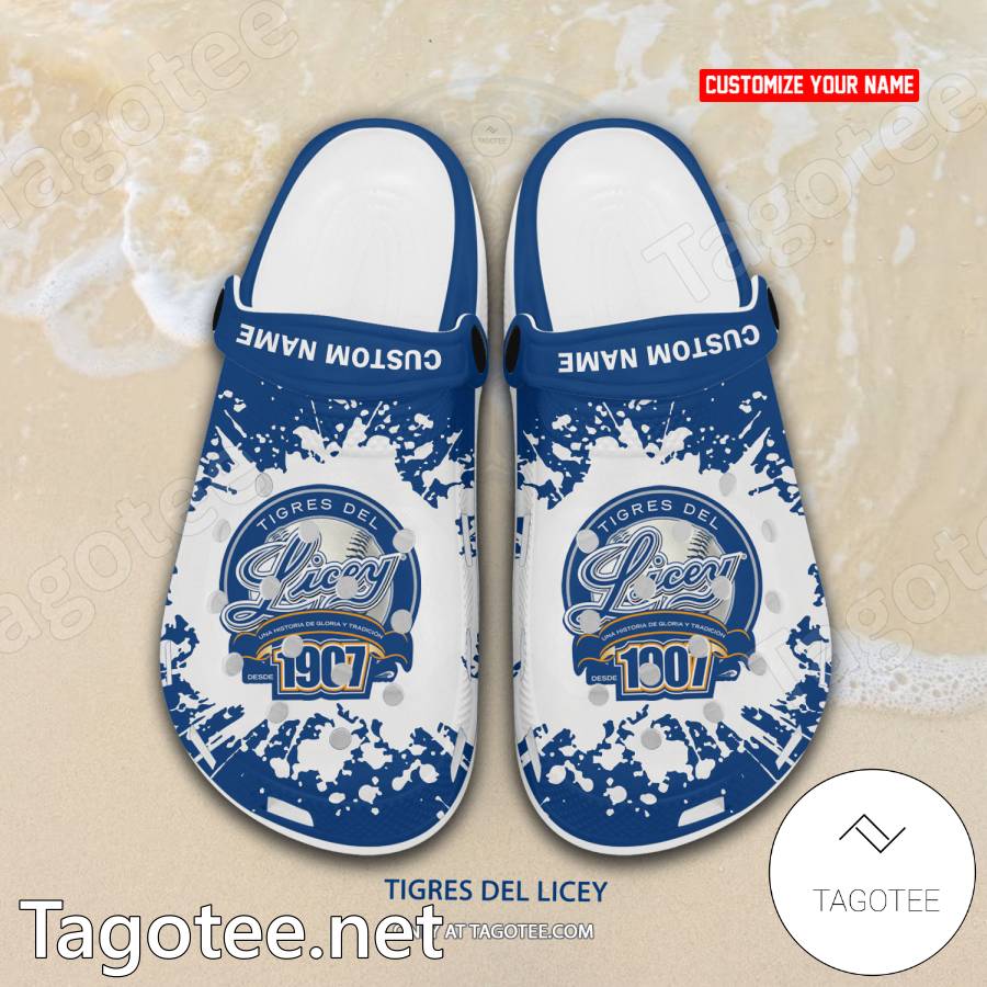 Tigres del Licey Custom Crocs Clogs - EmonShop a