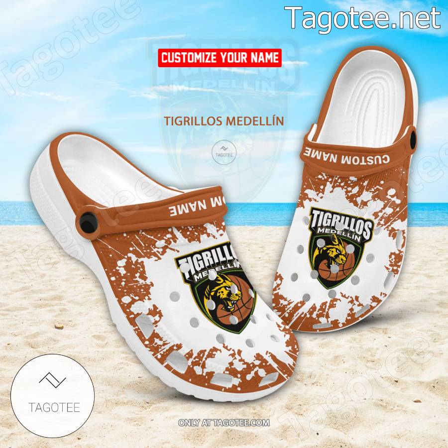 Tigrillos Medellin Logo Crocs Clogs - EmonShop