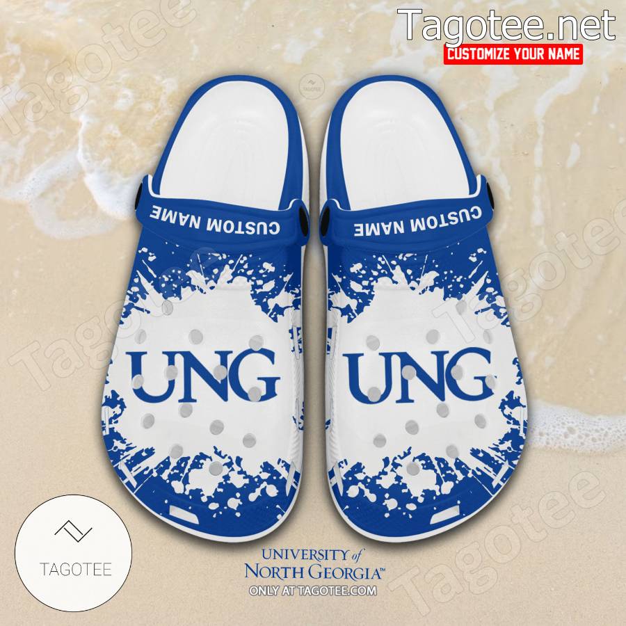 University of North Georgia Logo Crocs Clogs - BiShop a