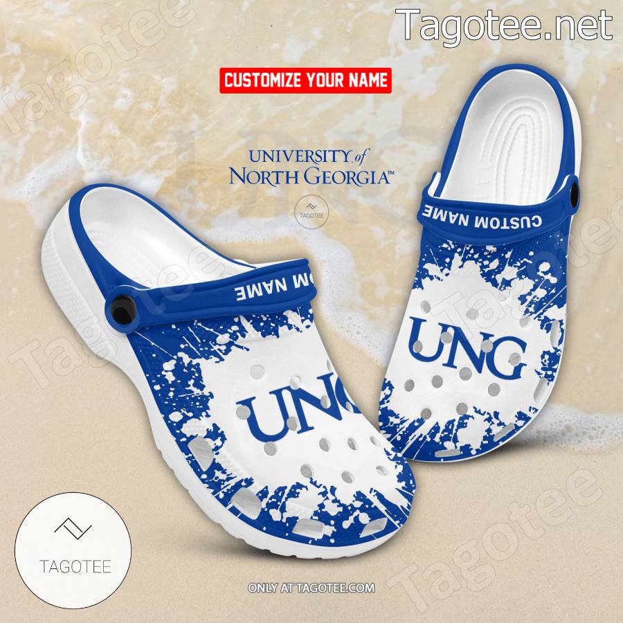 University of North Georgia Logo Crocs Clogs - BiShop