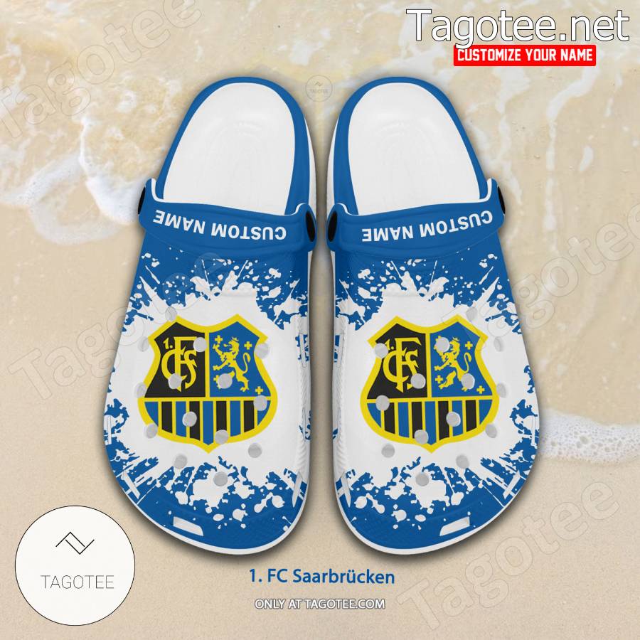 1. FC Saarbrücken Custom Crocs Clogs - BiShop a