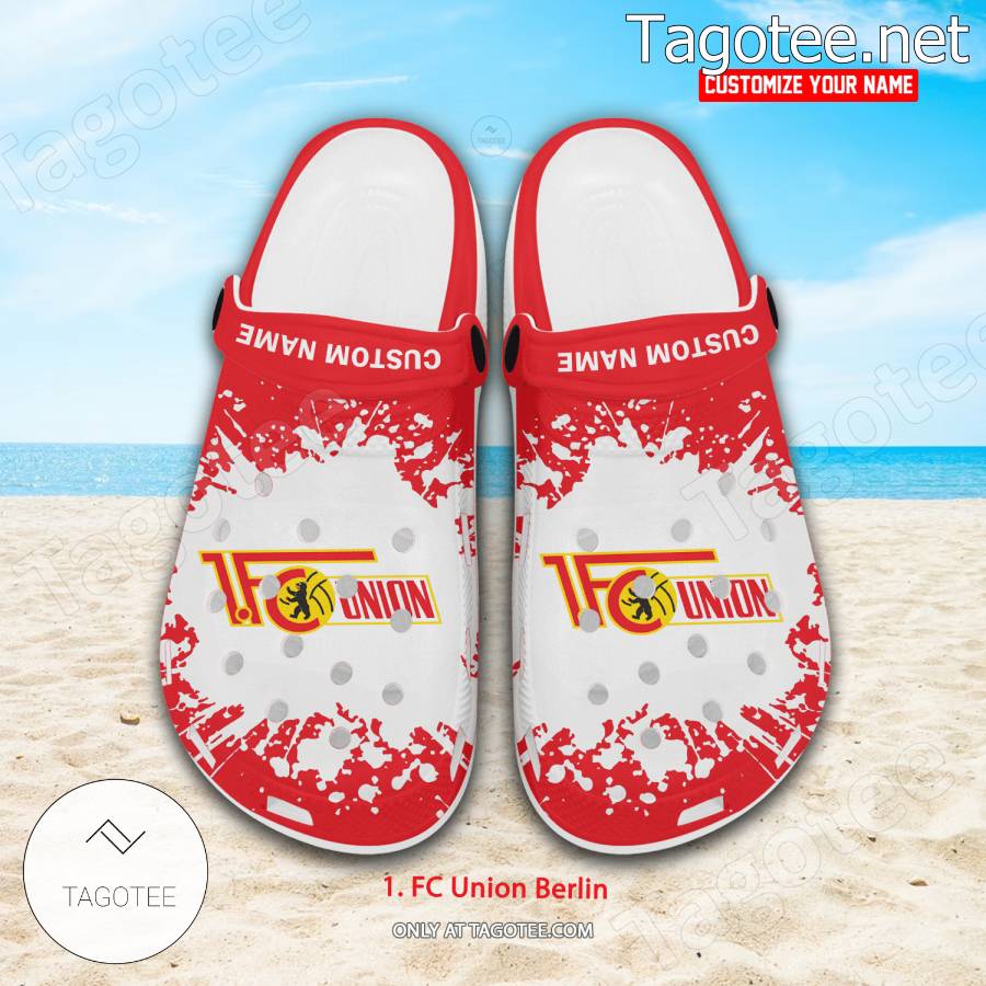 1. FC Union Berlin Custom Crocs Clogs - BiShop a