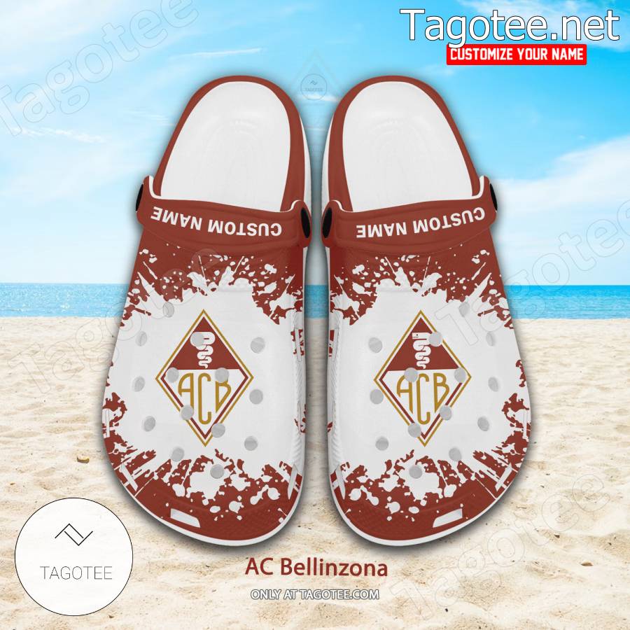 AC Bellinzona Custom Crocs Clogs - BiShop a