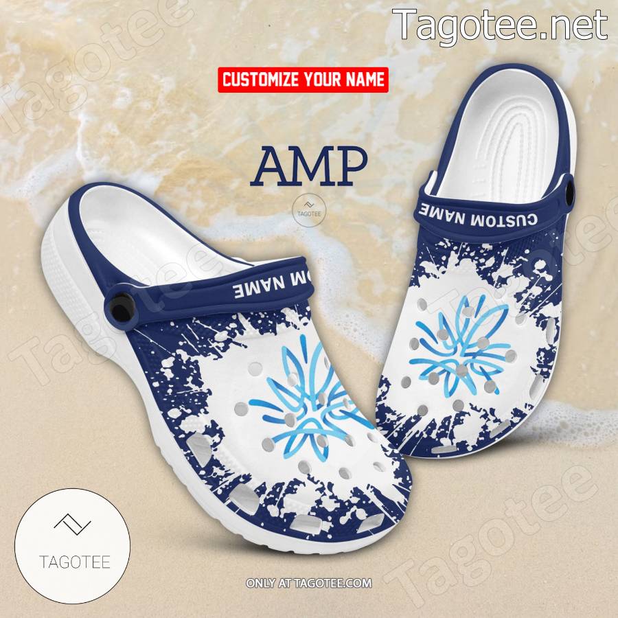 AMP Limited Logo Crocs Clogs - BiShop