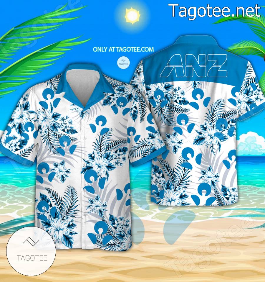 ANZ Banking Group Logo Hawaiian Shirt And Shorts - BiShop