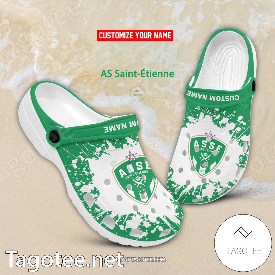 AS Saint-Étienne Custom Crocs Clogs - BiShop