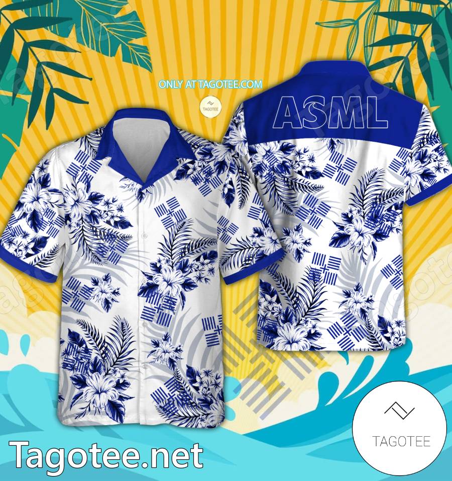 ASML Logo Hawaiian Shirt And Shorts - EmonShop