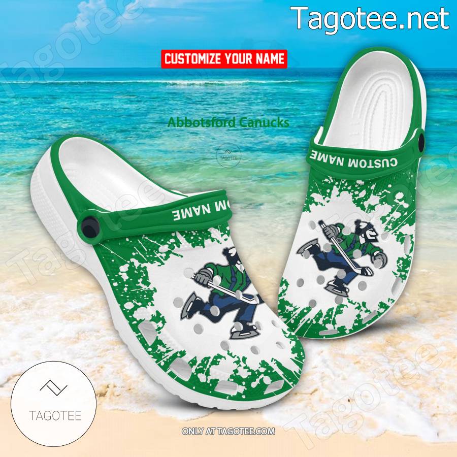 Abbotsford Canucks Logo Crocs Clogs - BiShop