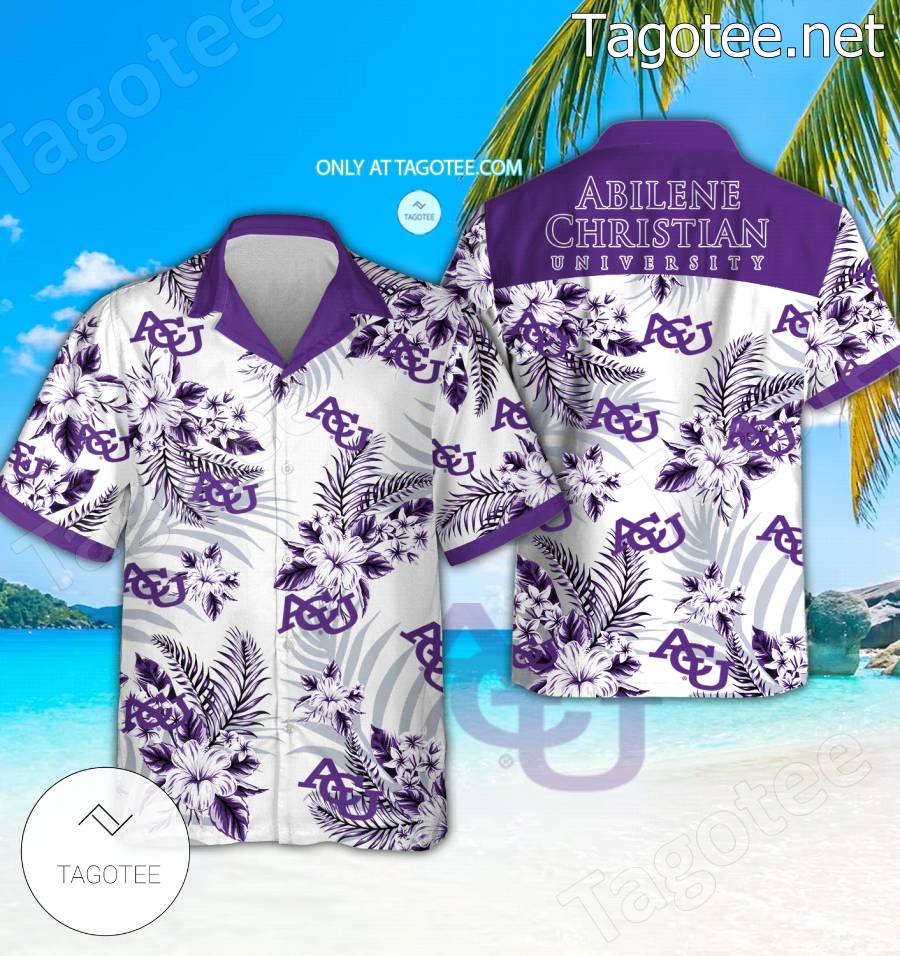 Abilene Christian University Logo Hawaiian Shirt And Shorts - BiShop