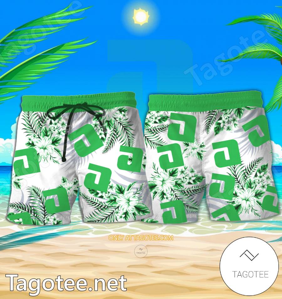 Adyen Logo Hawaiian Shirt And Shorts - EmonShop a