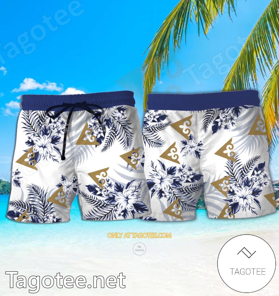 Air Astana Logo Hawaiian Shirt And Shorts - EmonShop a