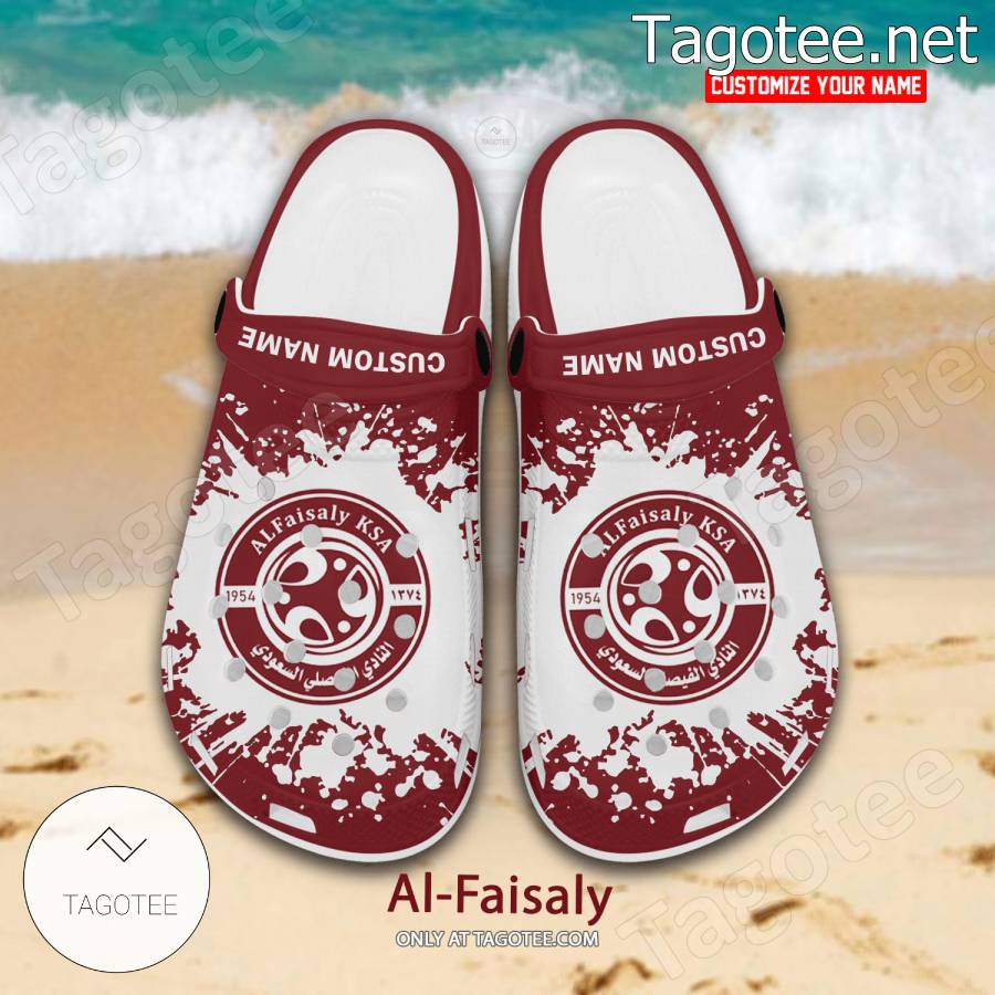 Al-Faisaly Logo Custom Crocs Clogs - BiShop a