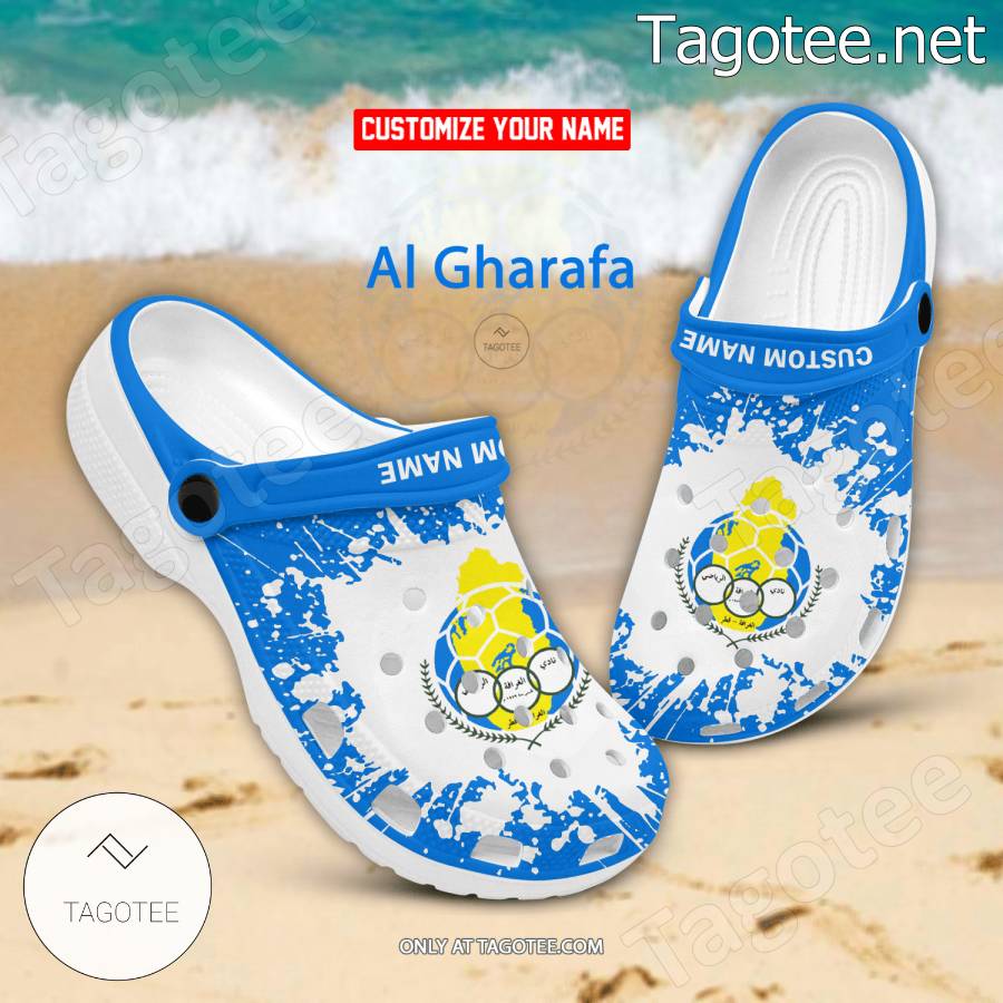 Al Gharafa Logo Custom Crocs Clogs - BiShop