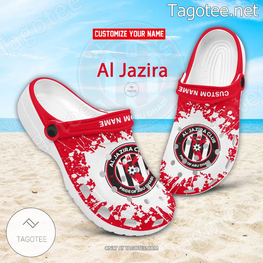 Al Jazira Logo Custom Crocs Clogs - BiShop