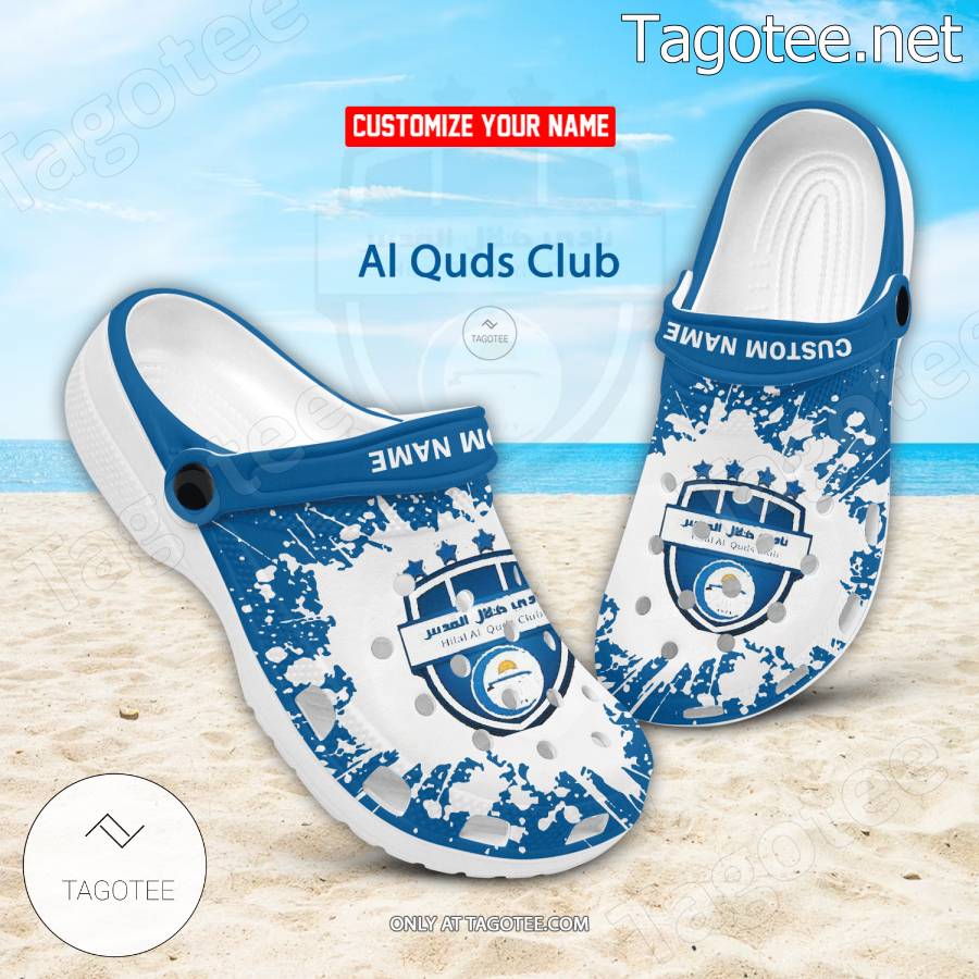 Al Quds Club Logo Custom Crocs Clogs - BiShop