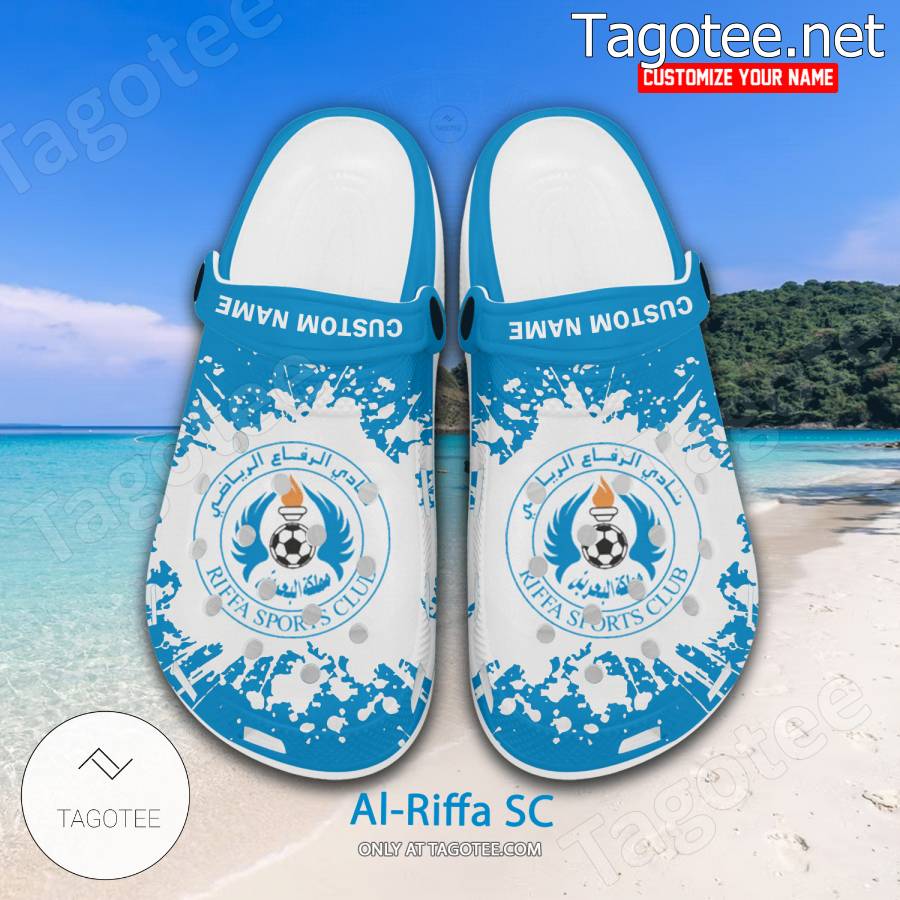 Al-Riffa SC Logo Custom Crocs Clogs - BiShop a