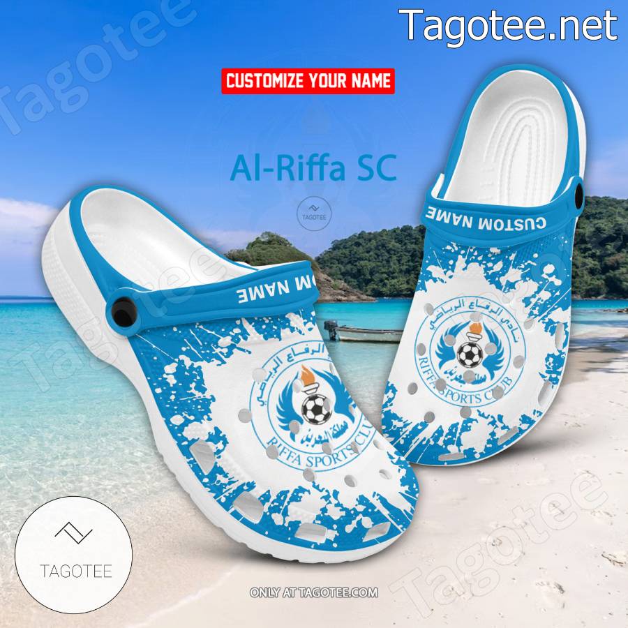 Al-Riffa SC Logo Custom Crocs Clogs - BiShop