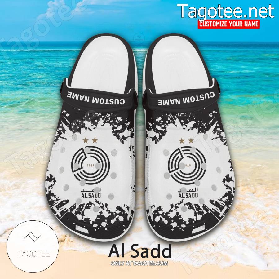 Al Sadd Logo Custom Crocs Clogs - BiShop a